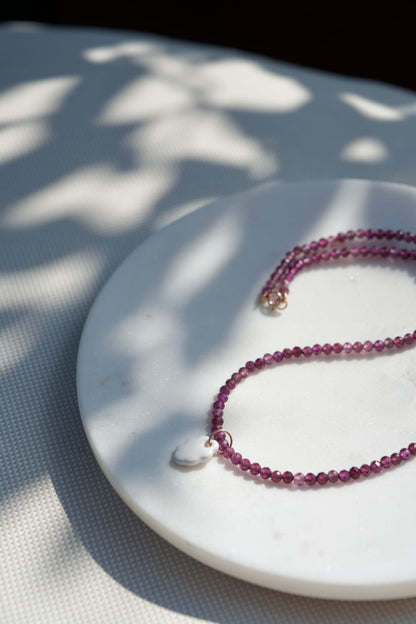 Collana Sisu Flow Granato Mulberry