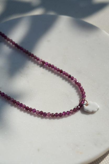Collana Sisu Flow Granato Mulberry
