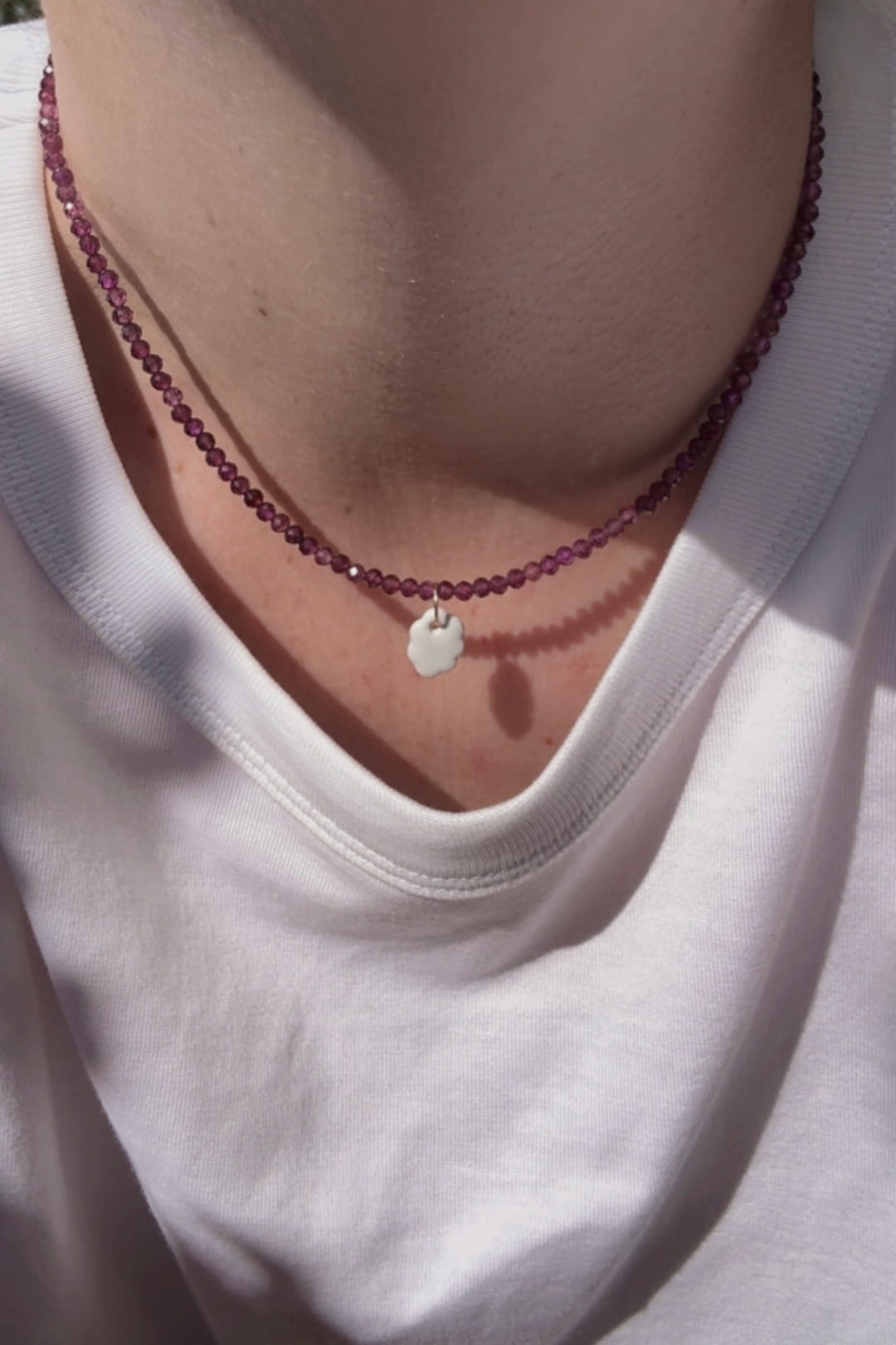 Collana Sisu Flow Granato Mulberry