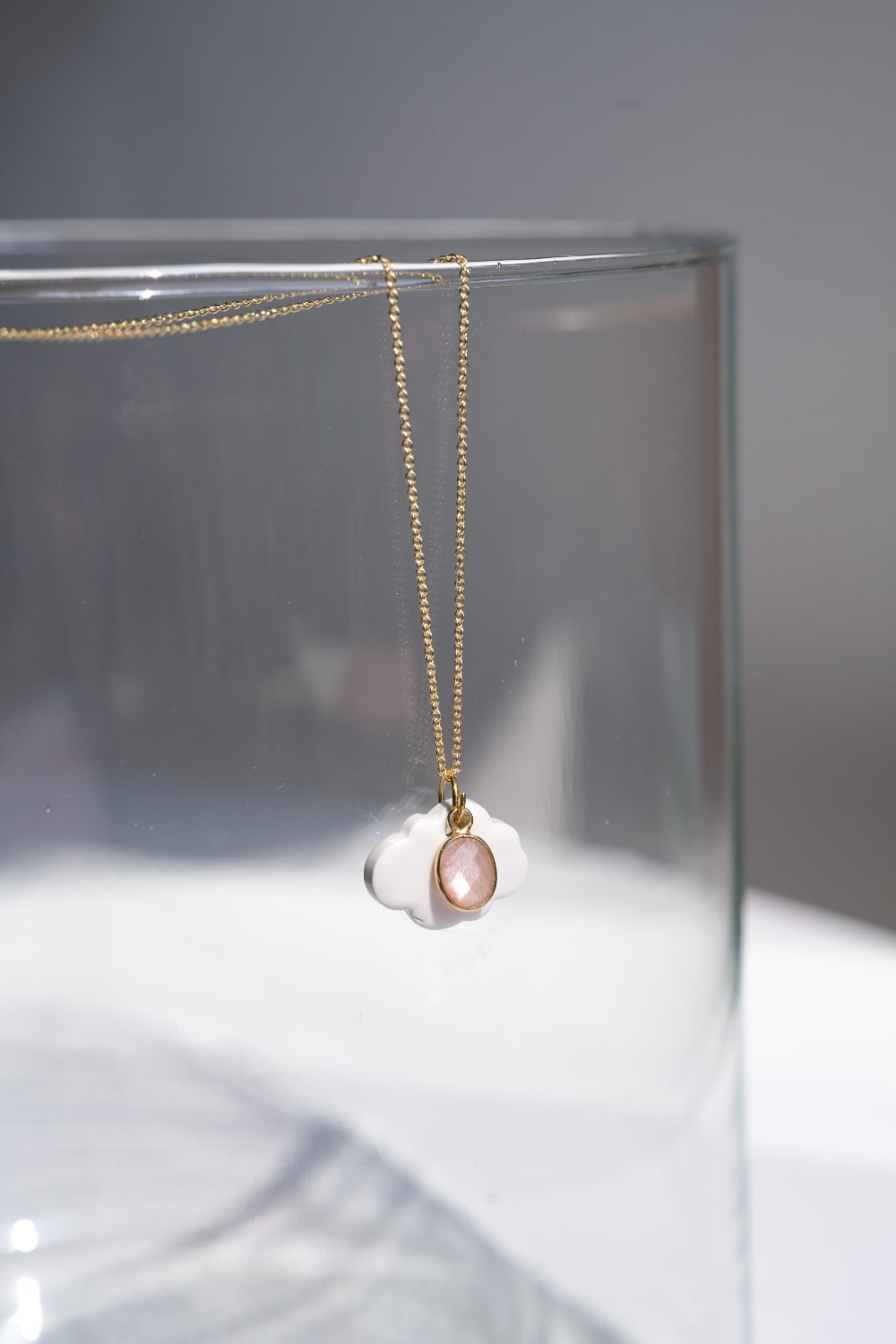 Collana Sisu Shine Creative Bloom ceramiche e gioielli con un'anima mantra da indossare