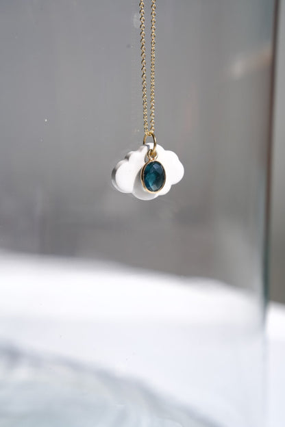 Collana Sisu Shine Creative Bloom ceramiche e gioielli con un'anima mantra da indossare