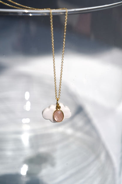 Collana Sisu Shine Creative Bloom ceramiche e gioielli con un'anima mantra da indossare