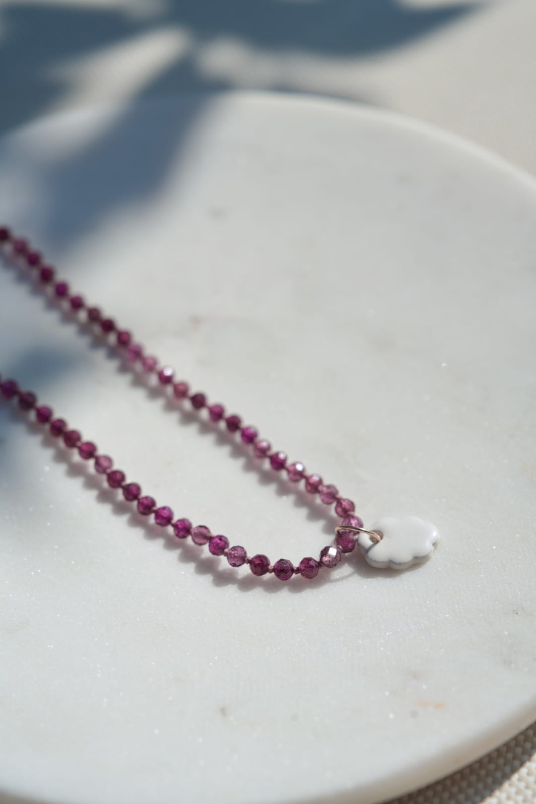 Collana Sisu Tide Granato Mulberry