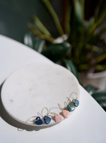 Orecchini Nunchi gold Creative Bloom ceramiche e gioielli con un'anima mantra da indossare