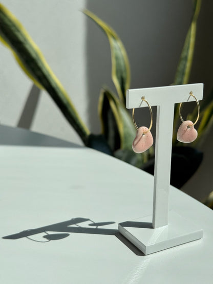 Orecchini Nunchi gold Creative Bloom ceramiche e gioielli con un'anima mantra da indossare