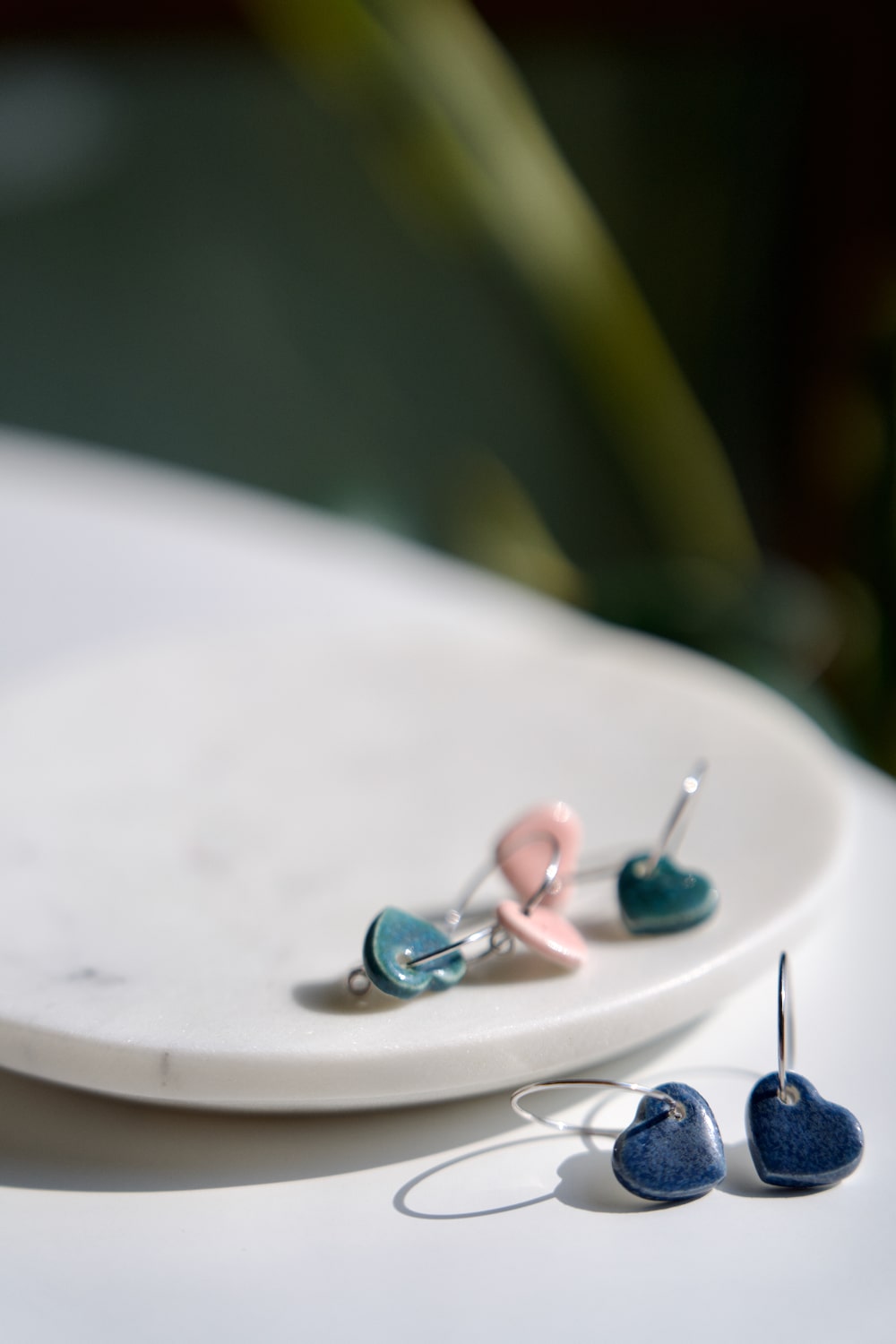 Orecchini Nunchi silver Creative Bloom ceramiche e gioielli con un'anima mantra da indossare