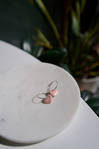 Orecchini Nunchi silver Creative Bloom ceramiche e gioielli con un'anima mantra da indossare