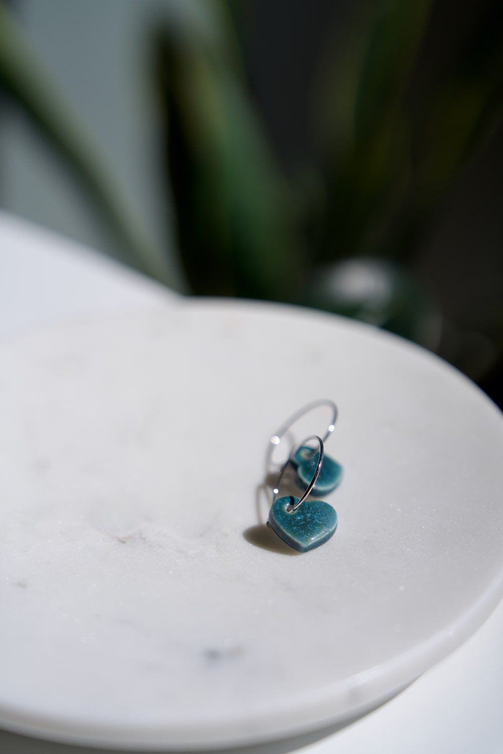 Orecchini Nunchi silver Creative Bloom ceramiche e gioielli con un'anima mantra da indossare