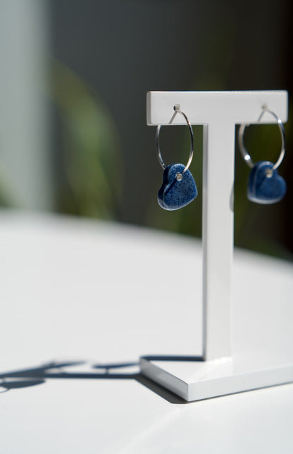 Orecchini Nunchi silver Creative Bloom ceramiche e gioielli con un'anima mantra da indossare