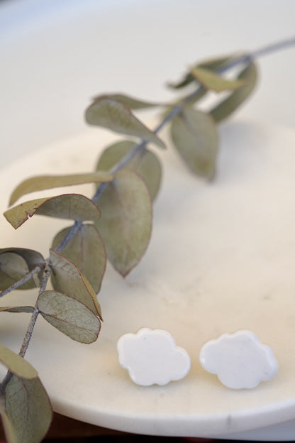 Orecchini Sisu lobo Creative Bloom ceramiche e gioielli con un'anima mantra da indossare